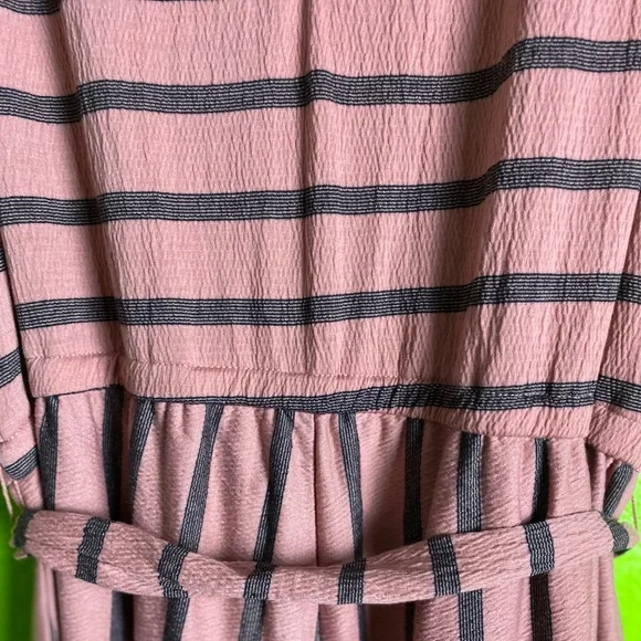 NWT PINK KNIT BELTED JUMPSUIT BY TORRID IN SIZE 3XL 22-24Women - Picture 9 of 12